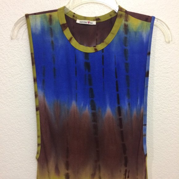 Better Be Tie Dye Fun Sexy Long Dress Soft NWOT - Picture 4 of 9